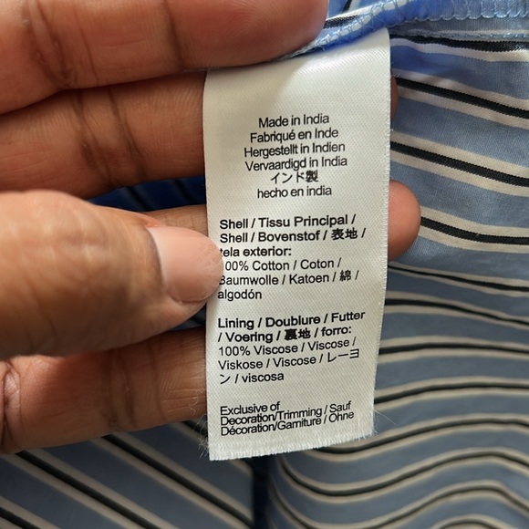 J. Crew | A-line midi dress in striped cotton poplin - Picture 10 of 13